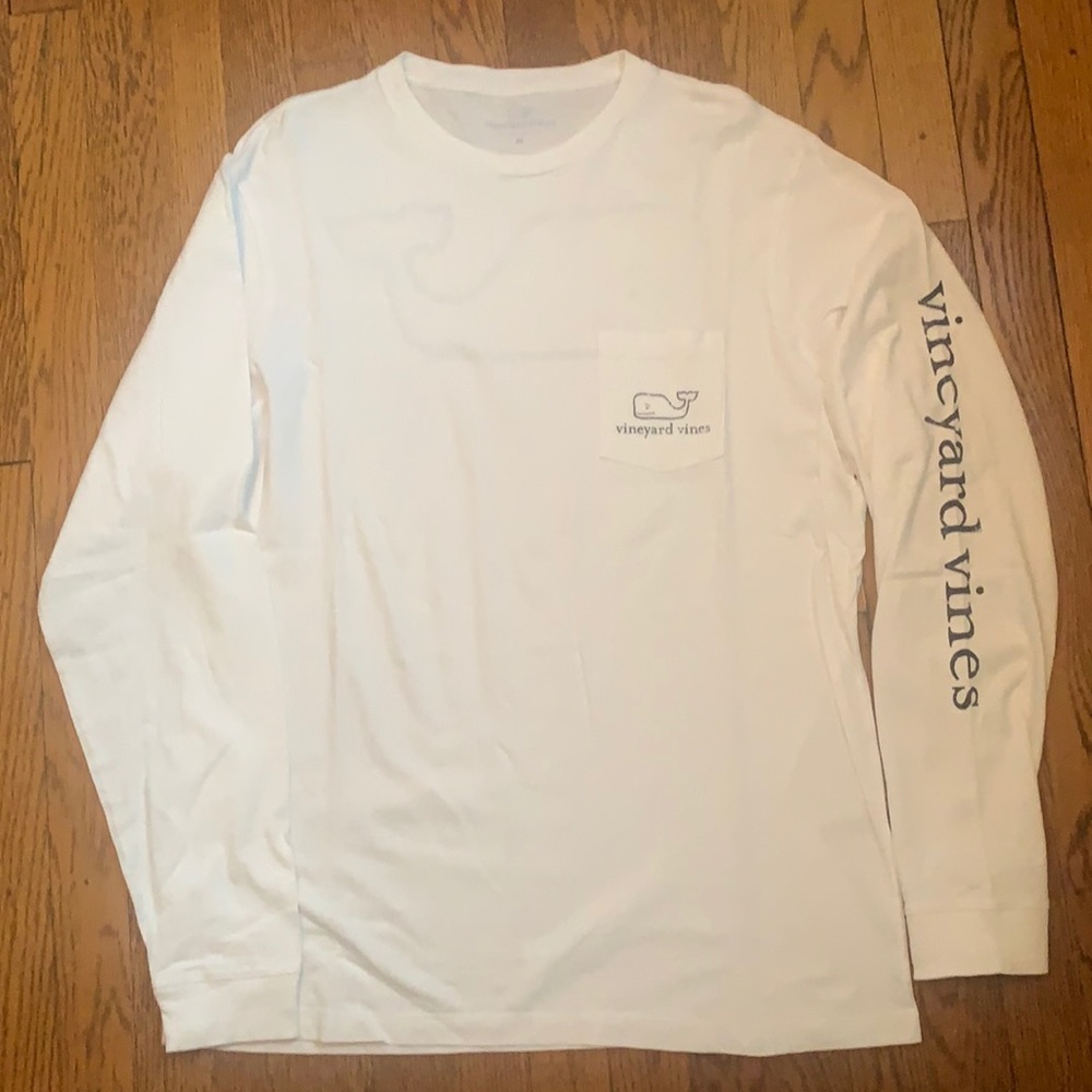 Vineyard Vines | Mens White Long Sleeve T-Shirt